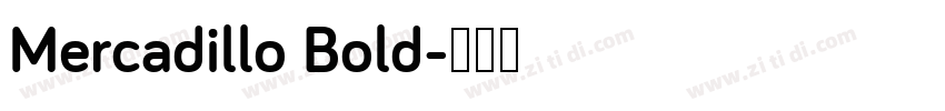 Mercadillo Bold字体转换